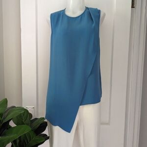 Reiss Asymmetrical Sleeveless Blouse
